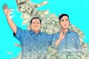 Ilustrasi kondisi utang Indonesia di era kepemimpinan Prabowo Subianto - Gibran Rakabuming Raka - sukabumiheadline.com