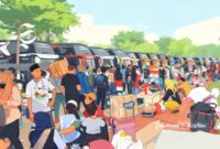 Ilustrasi mudik Lebaran - sukabumiheadline.com