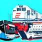 Ilustrasi mudik gratis dengan kereta api, kapal laut, dan bus - sukabumiheadline.com