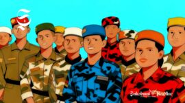 Ilustrasi ormas berseragam - sukabumiheadline.com