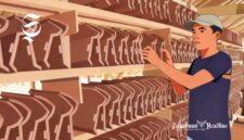 Ilustrasi pengrajin genteng - sukabumiheadline.com