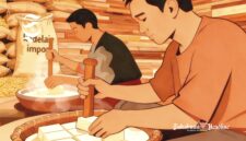 Ilustrasi pengrajin industri kecil tahu - sukabumiheadline.com