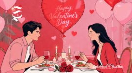 Ilustrasi sepasang muda Hari Valentine - sukabumiheadline.com