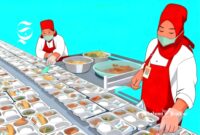 Ilustrasi suasana dapur MBG - sukabumiheadline.com