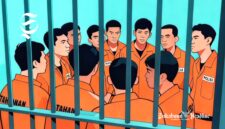 Ilustrasi tahanan polisi di dalam sel - sukabumiheadline.com