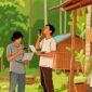 Ilustrasi tidak ada sinyal hp dan internet di kampung - sukabumiheadline.com