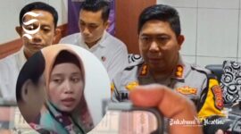 Kapolres Sukabumi AKBP Saiman, tersangka TR (insert) - sukabumiheadline.com