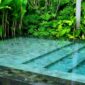 Natural pool dengan lantai batu hijau atau green stone dari Sukabumi - Ist