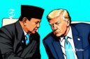 Presiden RI Prabowo Subianto dan Presiden AS Donald Trump - Ilustrasi sukabumiheadlie.com