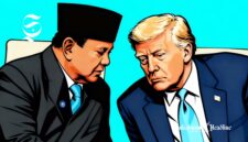 Presiden RI Prabowo Subianto dan Presiden AS Donald Trump - Ilustrasi sukabumiheadlie.com