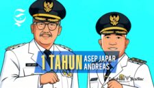 Satu Tahun Bupati dan Wakil Bupati Sukabumi, Asep Japar - Andreas - Ilustrasi sukabumiheadline.com
