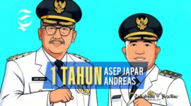 Satu Tahun Bupati dan Wakil Bupati Sukabumi, Asep Japar - Andreas - Ilustrasi sukabumiheadline.com