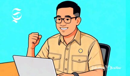 Ilustrasi ASN sedang bekerja - sukabumiheadline.com