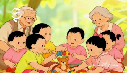Ilustrasi Generasi Babby Boomers dan Alpha - sukabumiheadline.com