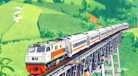 Ilustrasi KA Siliwangi - sukabumiheadline.com