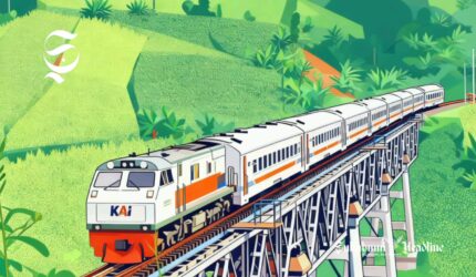 Ilustrasi KA Siliwangi - sukabumiheadline.com