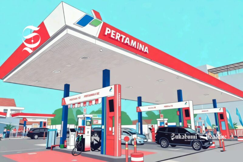 Ilustrasi SPBU - sukabumiheadline.com