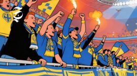 Ilustrasi fans sepak bola - sukabumiheadline.com