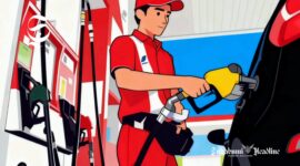 Ilustrasi mobil sedang diisi BBM di SPBU - sukabumiheadline.com