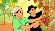 Ilustrasi petani kakao - sukabumiheadline.com