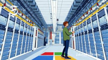 Ilustrasi pusat data Microsoft - sukabumiheadline.com