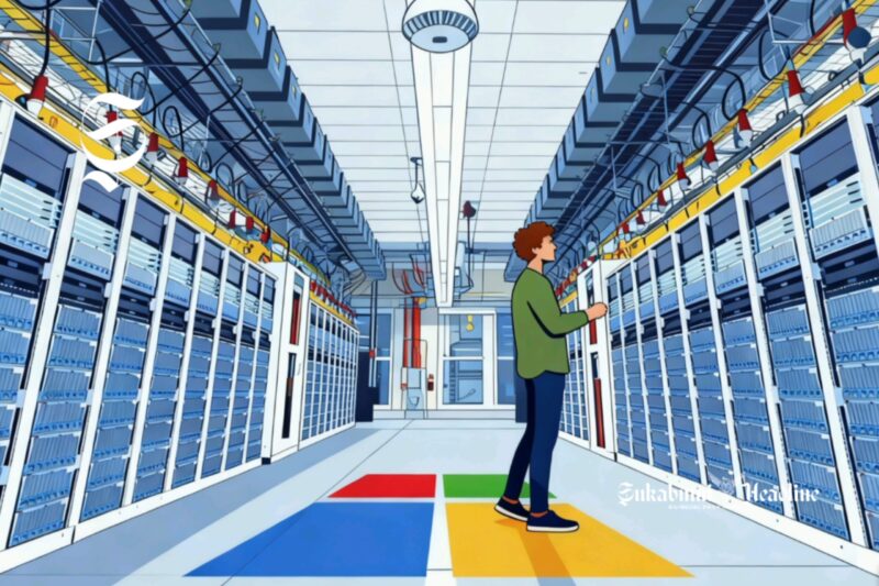 Ilustrasi pusat data Microsoft - sukabumiheadline.com