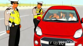 Ilustrasi travel gelap ditilang polisi - sukabumiheadline.com