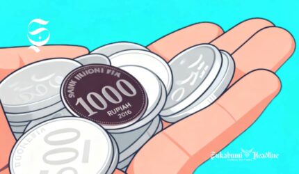 Ilustrasi uang Rupiah receh - sukabumiheadline.com