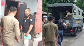 Tim gabungan menggelar operasi penyakit masyarakat di sejumlah lokasi wilayah Kabupaten Klaten, Kamis (5/3/2026) - Satpol PP dan Damkar Klaten