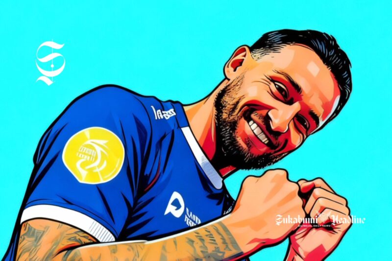 Marc Klok, pemain Persib Bandung - Ilustrasi sukabumiheadline.com