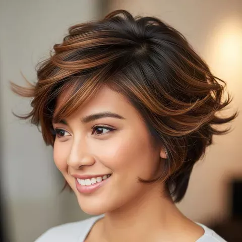 Model rambut Textured Hair - AI