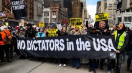 No Kings! 8 juta warga AS demo kebijakan Donald Trump - Ist