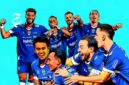 Pemain Persib Bandung melakukan selebrasi gol - Ilustrasi sukabumiheadline.com