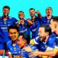 Pemain Persib Bandung melakukan selebrasi gol - Ilustrasi sukabumiheadline.com