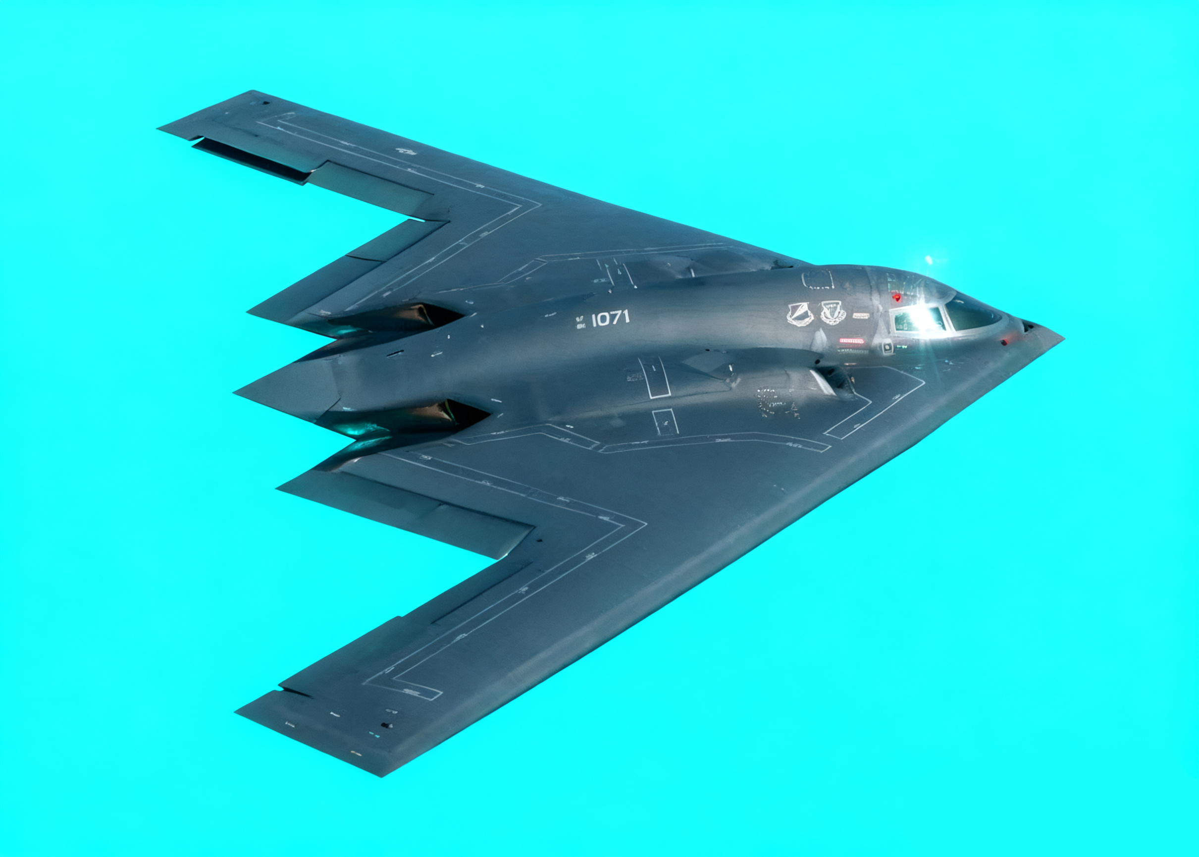 Pesawat Siluman Bomber B-2 Spirit - Ist
