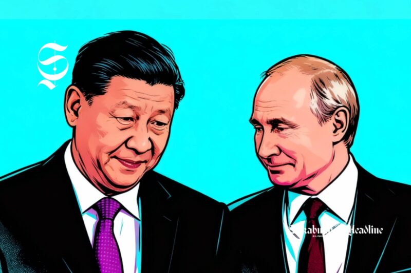 Presiden China Xi Jinping dan Presiden Rusia Vladimir Putin - Ilustrasi sukabumiheadline.com
