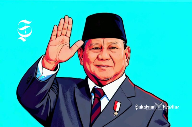 Presiden RI, Prabowo Subianto - Ilustrasi sukabumiheadline.com