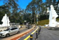 Trotoar Jalan Provinsi di perbatasan Kabupaten Subang dan Bandung - Ist