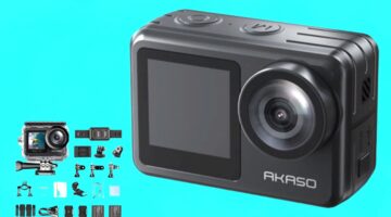 Vlogger, intip harga murah AKASO Brave 7 LE, punya kamera aksi dual-screen 4K tangguh