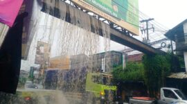 Air mancur dadakan di Bojong Talang, Cibadak, Sukabumi - Trias