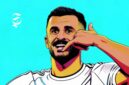 Aymen Hussein, striker Timnas Irak - Ilustrasi sukabumiheadline.com