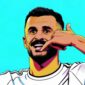 Aymen Hussein, striker Timnas Irak - Ilustrasi sukabumiheadline.com