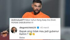 Diego Michiels, bintang Borneo FC tanya kesediaan KDM jadi Gubernur Kaltim - Ist