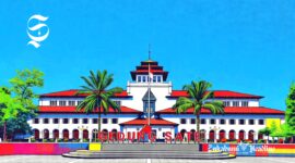 Ilustrasi Gedung Sate - sukabumiheadline.com