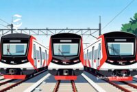 Ilustrasi KRL Commuter Line - sukabumiheadline.com