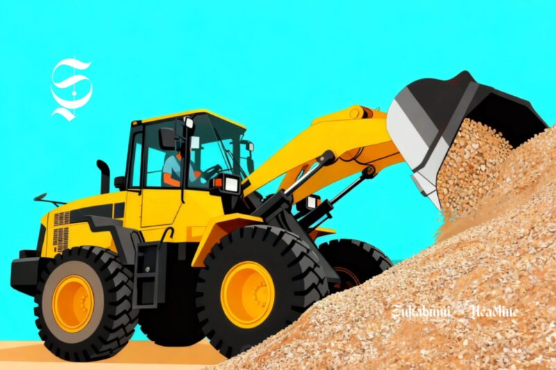 Ilustrasi aktivitas di pertambangan pasir - sukabumiheadline.com