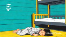 Ilustrasi anak tergeletak di lantai kamar - sukabumiheadline.com