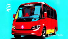 Ilustrasi angkot mobil listrik - sukabumiheadline.com