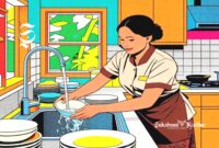 Ilustrasi asisten rumah tangga - sukabumiheadline.com