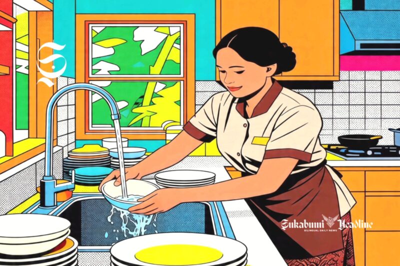 Ilustrasi asisten rumah tangga - sukabumiheadline.com